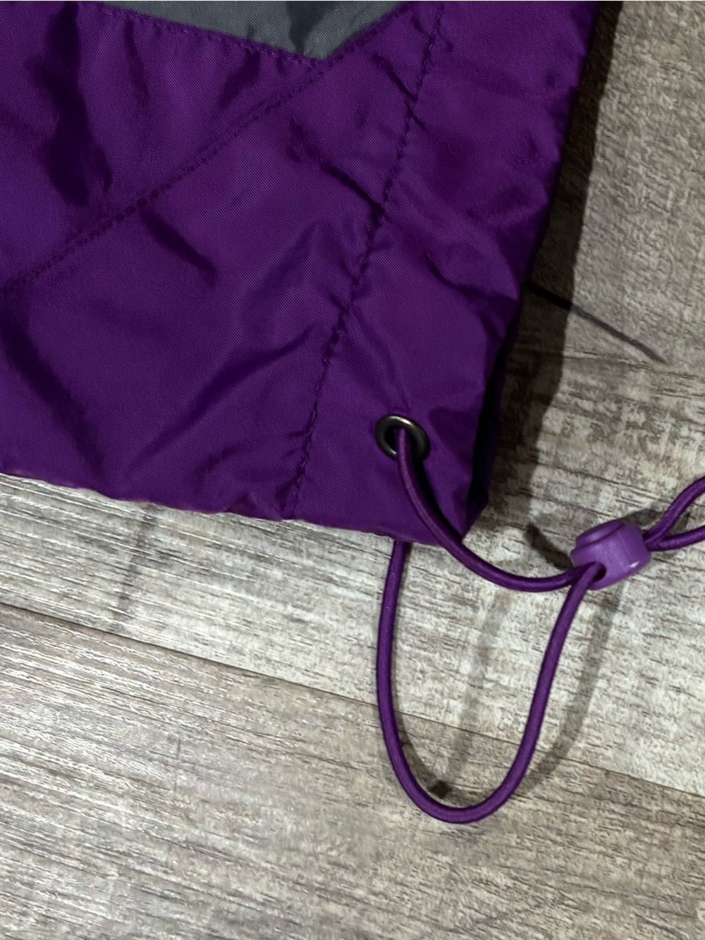 Rebbeca Malone Purple & Gray Women's XL Windbreaker Jkt/Pant Set Vintage Y2K BF - Picture 8 of 13